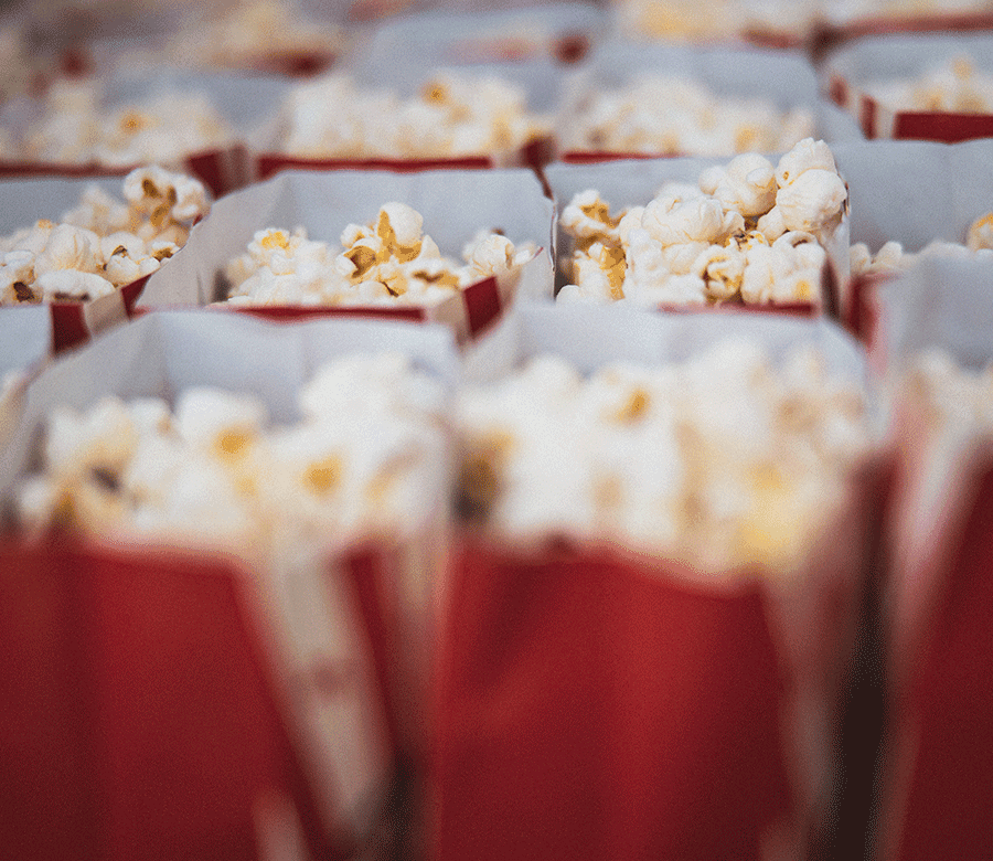 Las palomitas, un snack de cine